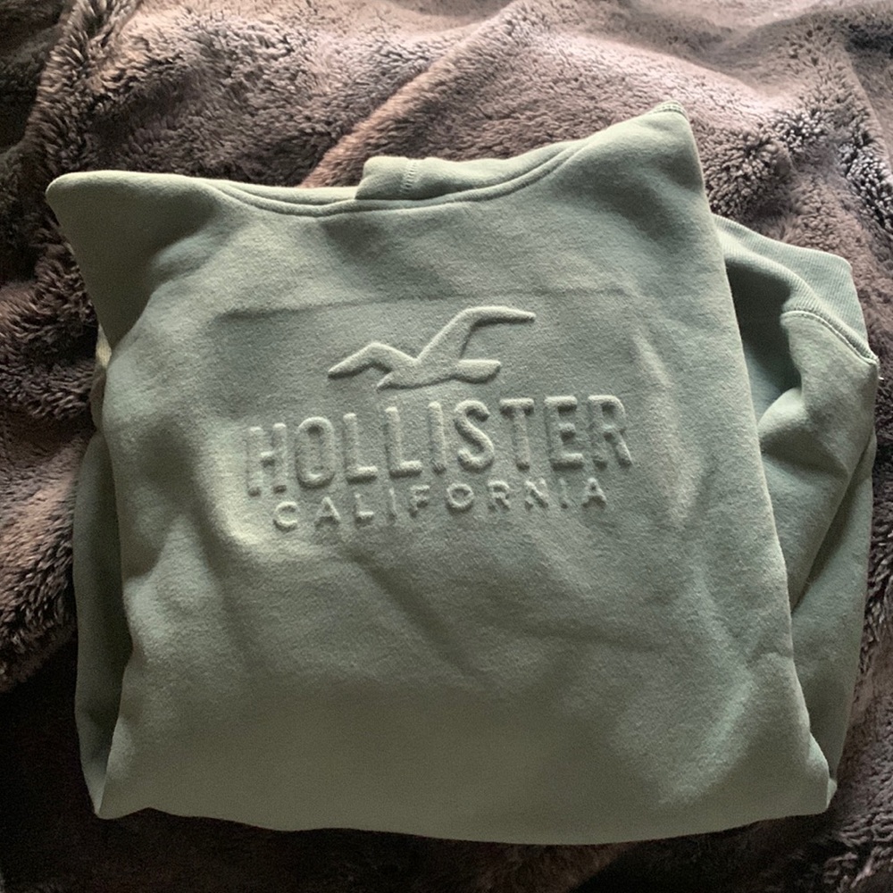 Hollister size small hoodie in mint